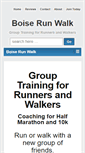 Mobile Screenshot of boiserunwalk.com